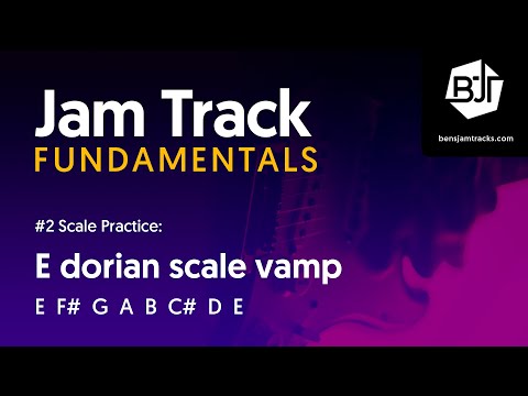 E dorian scale vamp Jam Track - BJTF #2-5