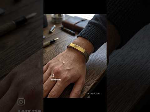 Men's Two Tone Kada Bracelets