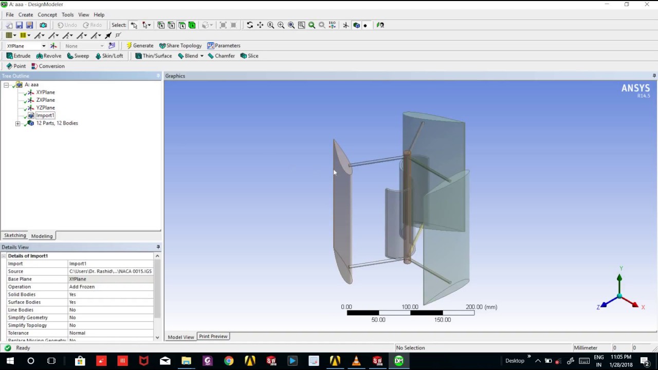 How to import Solidworks model to ANSYS Workbench