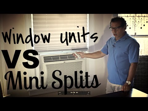 Compare- ductless mini split vs window unit