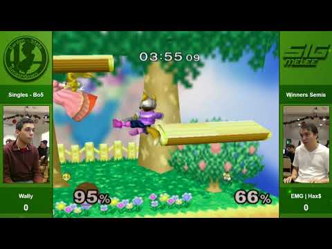 Garden State Smashdown    Singles Winners Semis   Wally vs Hax$