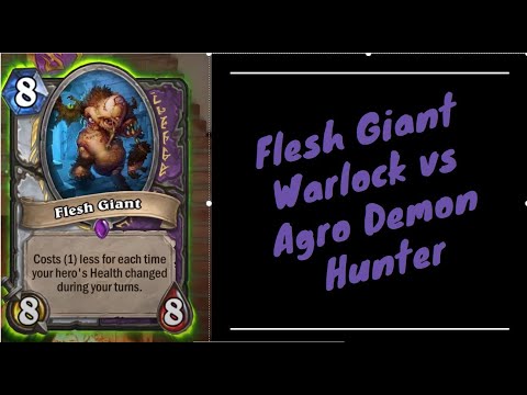 Flesh Giant Warlock vs Agro Demon Hunter