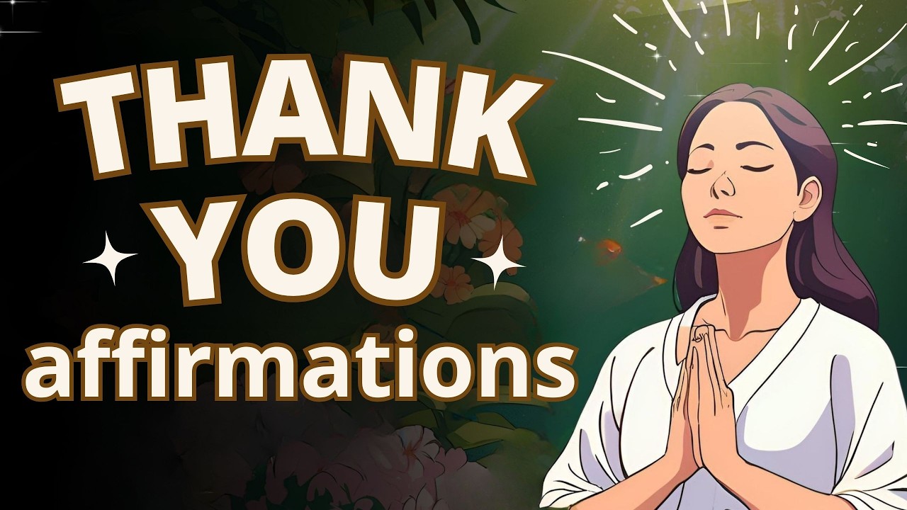 Thank You God for This Year | Powerful Thank You Affirmations | Morning Affirmations for Gratitude