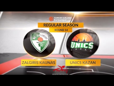 Highlights: Zalgiris Kaunas-Unics Kazan