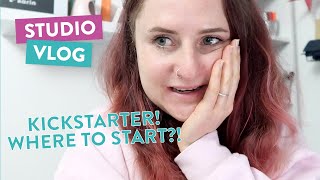 STUDIO VLOG | Preparing my first ever Pin Badge Kickstarter | 025