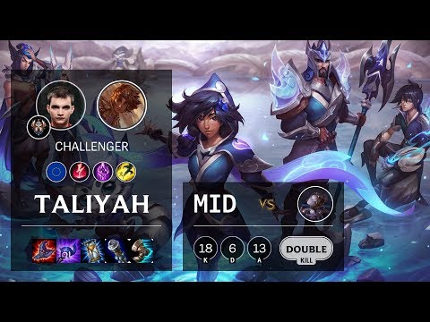 Taliyah Mid vs Orianna - EUW Challenger Patch 10.7