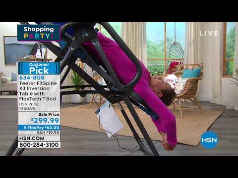 Teeter FitSpine X3 Inversion Table with FlexTech Bed