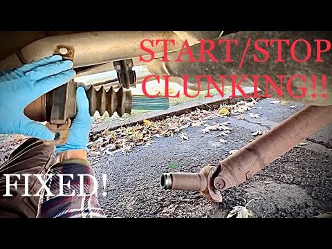 Driveshaft Clunk Fixed! Detailed Slip Yoke Tutorial. Ford Super Duty and F150 Start/Stop Clunking