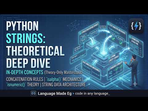 Complete Python Strings Masterclass Theory Concepts