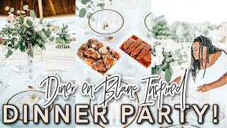 Hosting a Diner En Blanc Inspired All White Party | Dinner Party Ideas | DIY Centerpieces