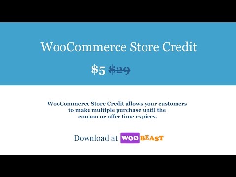 WooCommerce Store Credit Extension