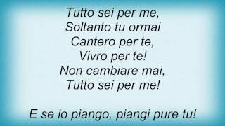Russell Watson - Tutto Sei Per Me Lyrics