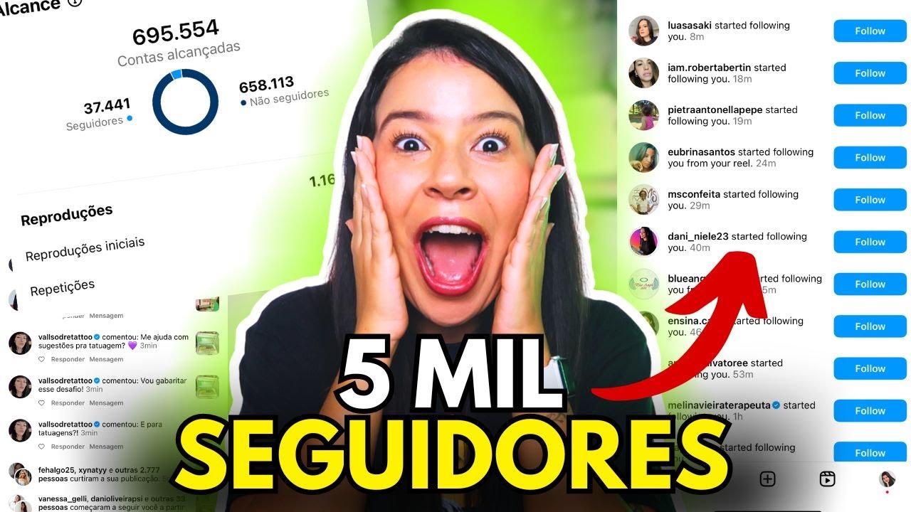 🔥DESAFIO: GANHAR OS PRIMEIROS 5 MIL SEGUIDORES no INSTAGRAM | TÉCNICA BASEADA NO NOVO ALGORITMO