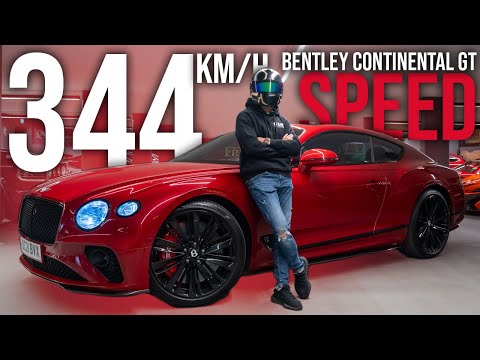 Besser als ein Bugatti? | 344km/h AUTOBAHN Bentley Continental GT Speed | Pirelli P Zero