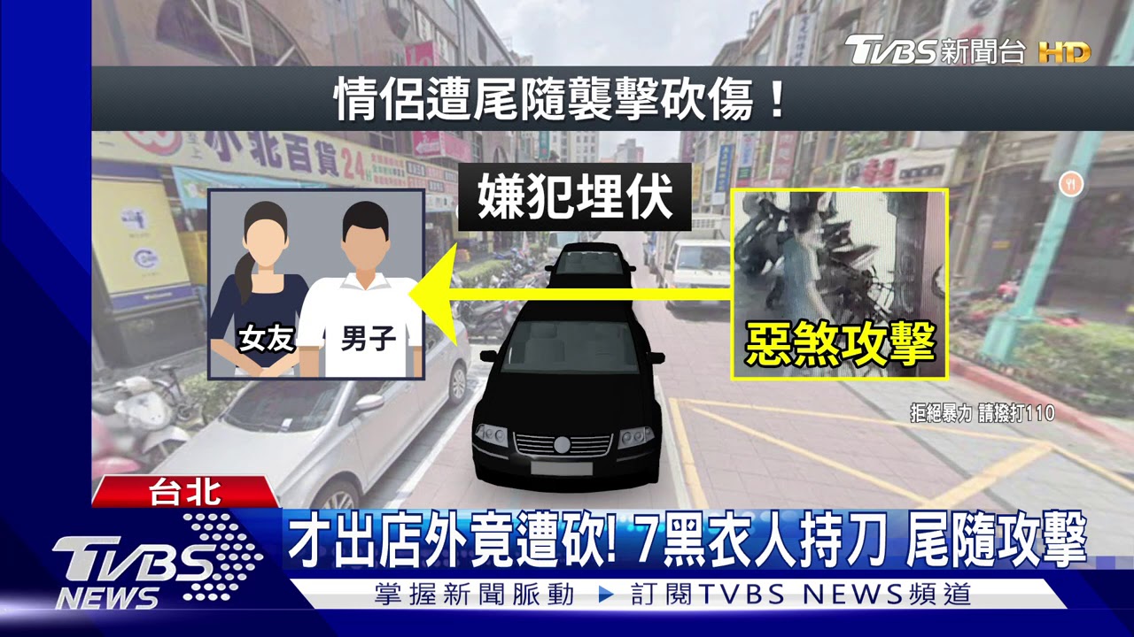 寧夏夜市械鬥!情侶遭埋伏襲擊 女友求救