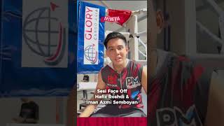 Download lagu Hafidz Roshdi bakal berentap dengan Iman Azmi, adik kepada Yusuf Azmi Semboyan #shorts mp3