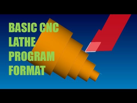 CNC LATHE PROGRAMMING LESSON 4 - BASIC CNC LATHE PROGRAM FORMAT