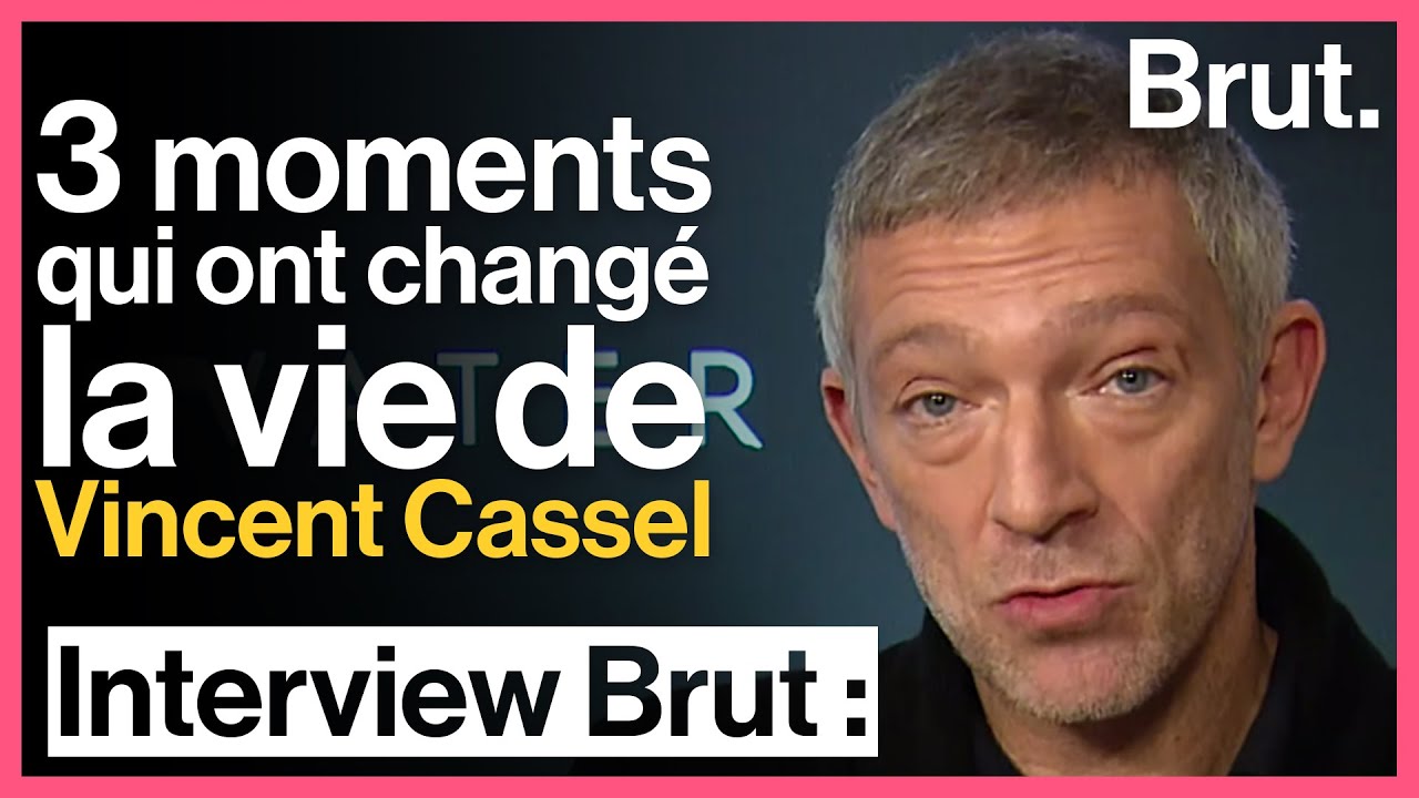 3 moments qui ont changé la vie de Vincent Cassel