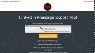 Socely LinkedIn Messages to CSV Export Tool