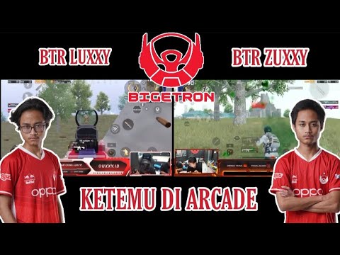 BTR LUXXY KETEMU SAMA BTR ZUXXY DI ARCADE | PUBG MOBILE