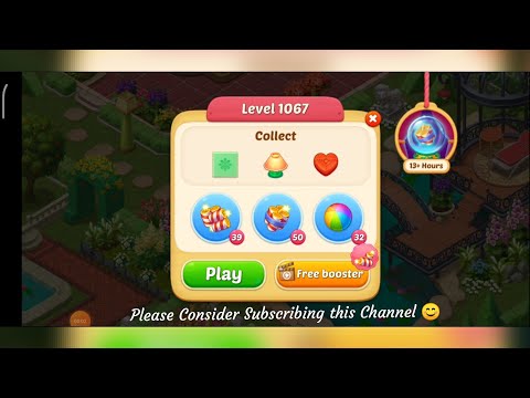 Matchington Mansion Level 1067 - One Try Level/ iOS/Android