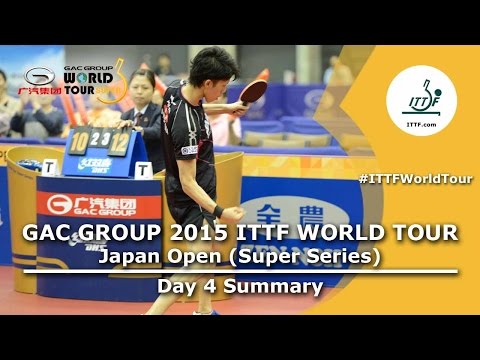 ITTF World Tour Japan Open Day 4 Summary