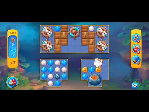 Fishdom Easy Level 11409 (with ingame lightning booster) @choraelmin