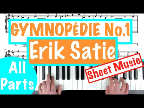 How to play GYMNOPÉDIE No.1 - Erik Satie Piano Tutorial