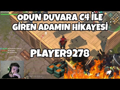 RAİD BASE PLAYER9278 - C4 Ü SAKİNCE YERE BIRAK EVLAT! LAST DAY ON EARTH SURVİVAL