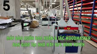 MÁY BÀO CUỐN DAO XOẮN 6 TẤC WM-600HS | bào dao hạt êm ru, bao đẹp