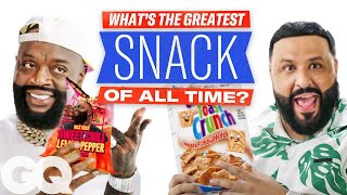 DJ Khaled vs. Rick Ross: What’s the Best Snack of All Time? | GQ Hype Debate