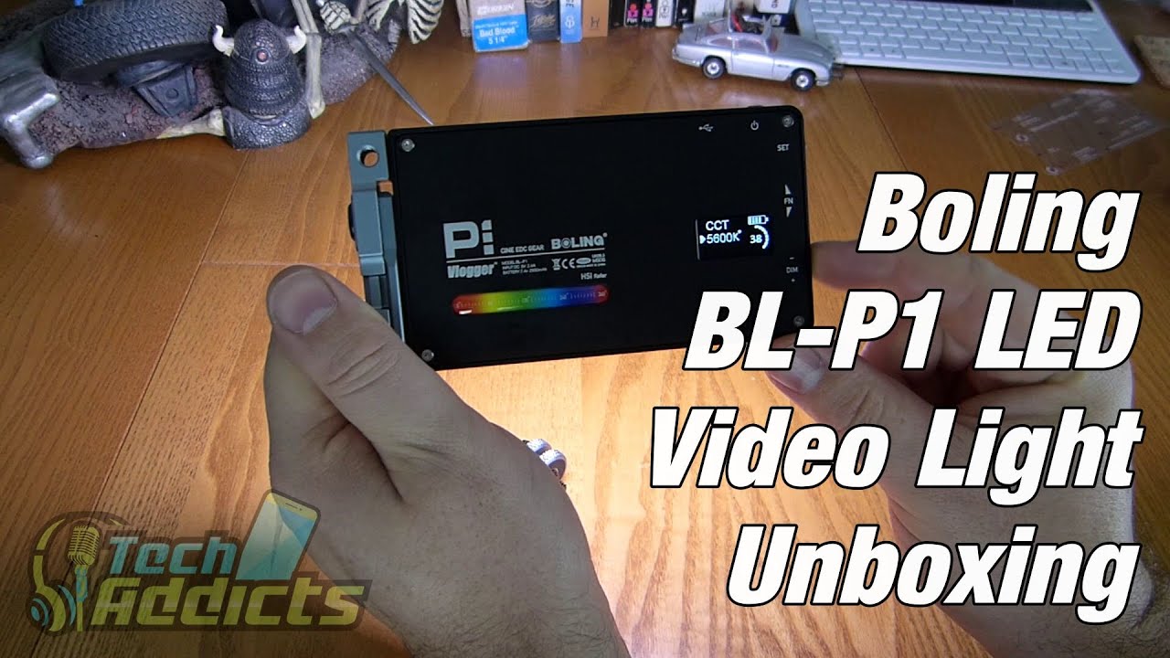 Boling BL P1 LED RGB Full Colour Video Light Unboxing