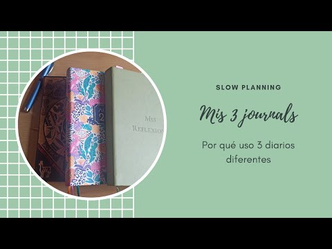 Mis 3 journals - por qué uso 3 diarios diferentes (y me funciona)