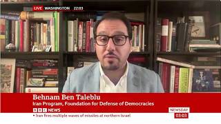 Iran launches wave of missiles at Israel | Behnam Ben Taleblu | BBC News