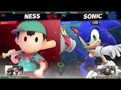 SU@GU 2-5 (Losers Quarters): Siccarius (Sonic) vs Meccs (Ness)