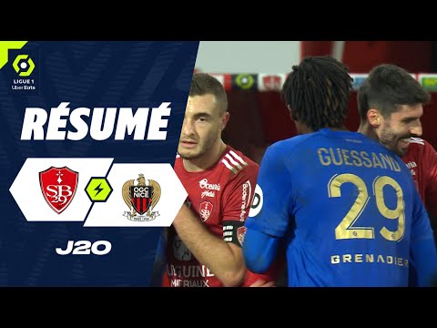 Resumen de Stade Brestois vs Nice Jornada 20