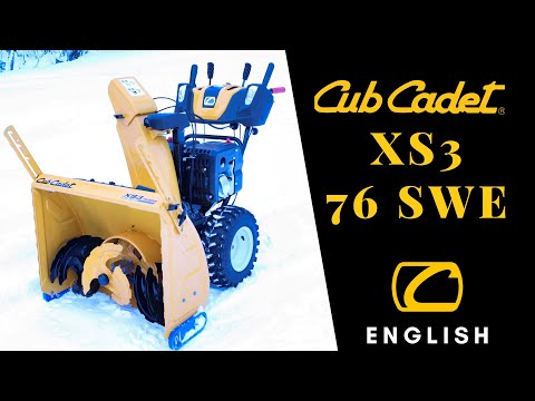 Cub Cadet XS3 76 SWE - A Badass Snow Blower With 3 Stage Technology - Pure Power