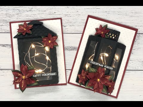 Assembly Tutorial for the 3D Box Lantern & the 3D Hexagon Lantern that can go on cards