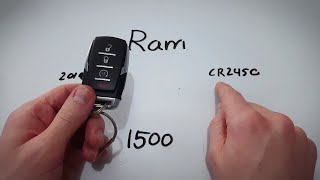 Ram 1500 Key Fob Battery Replacement (2019 - 2021)