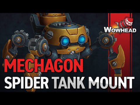 Mechagon Spider Tank Mount (Mechaspider, Mechanocrawler & Peacekeeper)