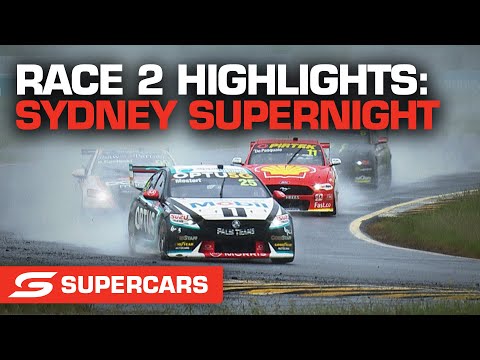 SUPERCARS 2022 Sydney SuperNight Race2のハイライト動画