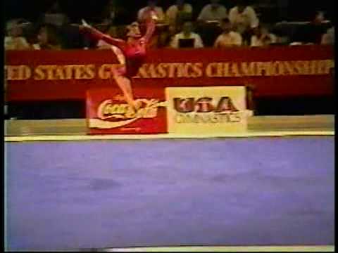 Kara Fry - 1995 US Nationals Compulsory Floor Exercise