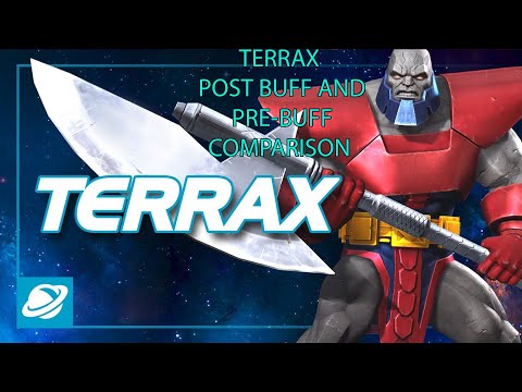 Terrax Buff comparison Pre buff and Post - buff - Massive Improvements  Marvel contest of champions