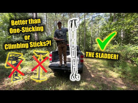 THE SLADDER! | IS THIS BETTER THAN A ONE STICK FOR HUNTING OR A CLIMBING STICK FOR HUNTING?!
