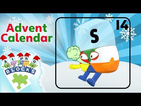 アルファブロック #クリスマスカレンダー!- S ?| クリスマスカレンダー｜ビデオアドベントカレンダー｜読み方を学ぼう (Alphablocks #Christmas Calendar! - S ? | Video Advent Calendar | Learn to Read)