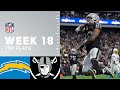 Raiders' Top Plays from Week 18 Win vs. Chargers | Las Vegas Raiders | NFL
