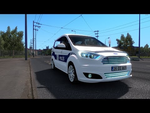 Euro Truck Simulator 2 ETS 2 Ford Tourneo Courier  TrackIR 4 Pro [1080P]