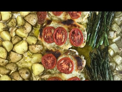 Pesto Chicken Bake / One Pan Meal