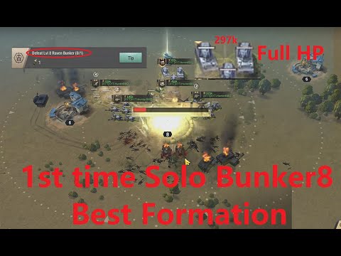 Warpath - Solo 1st Bunker Level 8 No die - Raven Troop cant touch me (Tips & Tricks)