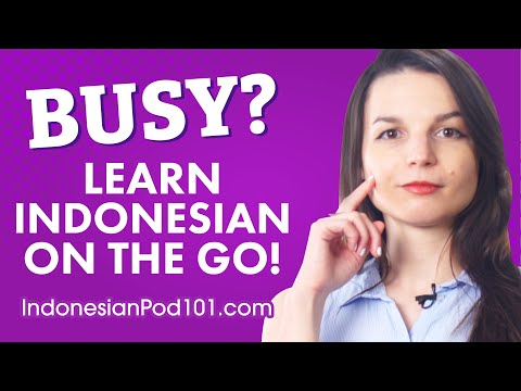 How to Learn Indonesian on the Go!